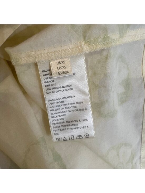 Free People strapless floral cotton poplin midi dress - Picture 8 of 10